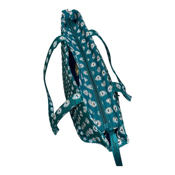 Vera Bradley French Hen Embroidery Quilted Holiday Christmas Small Tote Bag🌲 - Picture 7 of 8